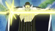 Kizaru's Ama no Murakumo as seen in the One Piece anime (Image credit: Toei Animation)